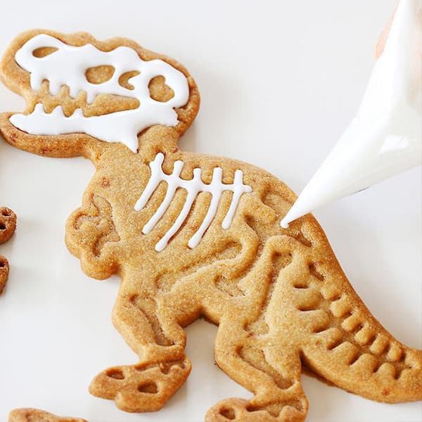 3-Pack Dinosaur Skelett Cookie Formar Form Bakverktyg