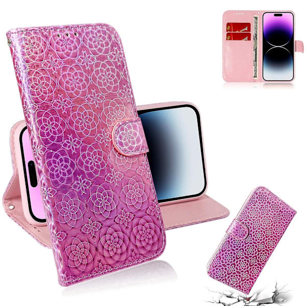 Färgglatt case för iPhone 15 Pro Max Pink