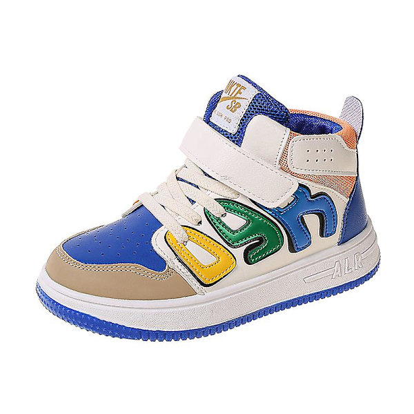 Barn Sneakers Andas Pojkar Flickor Skateboard Skor Löparskor Abc-1 Blue 34