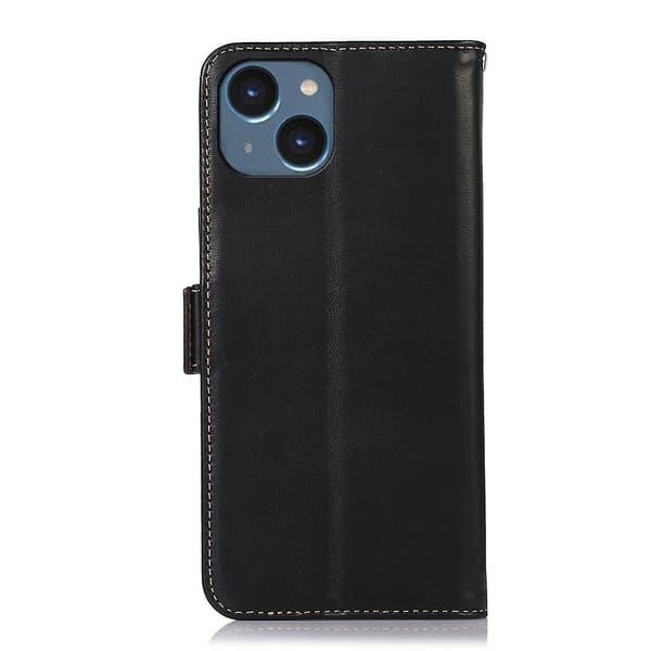 Crazy Horse Case för iPhone 15 Plus Black