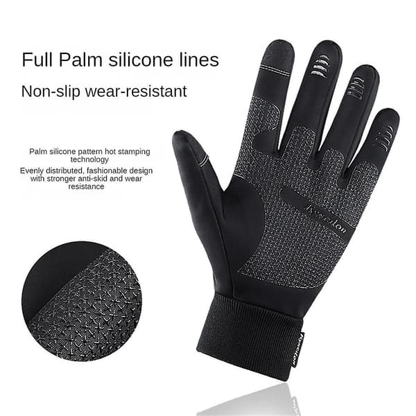 Comfyhands - thermal Handskar,comfyhands Winter Touchscreen Handskar För Män Dam Gray M