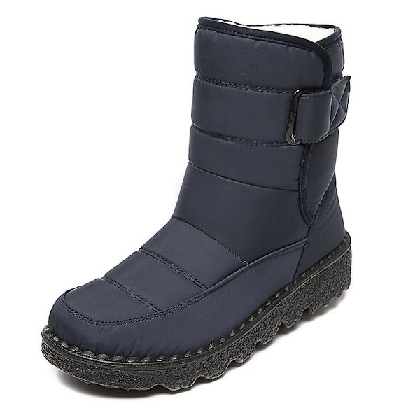 Dam vintersnöskor Vattentåliga skor Anti-halk Casual Lätt vandringskänga Xd-889 Blue 41