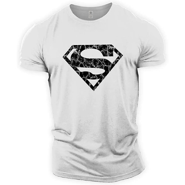 Superman Vascular Gym Training Top White L