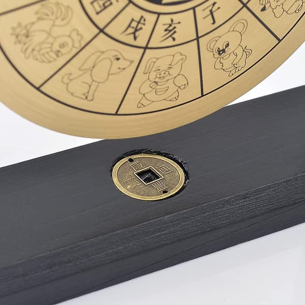Crday Zen Art Mässing Feng Shui Desktop Gong H1303 Present null none