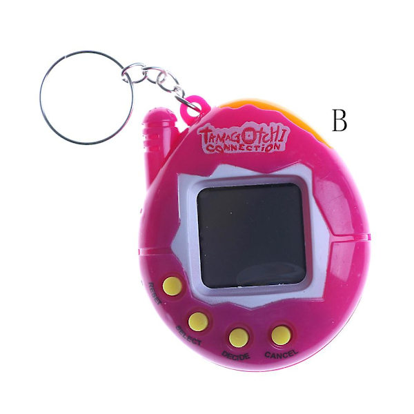 Nostalgisk Tamagotchi Nya 49 husdjur i 1 virtuellt cyber-slumpmässigt Pet Toy Tiny Game Rose red