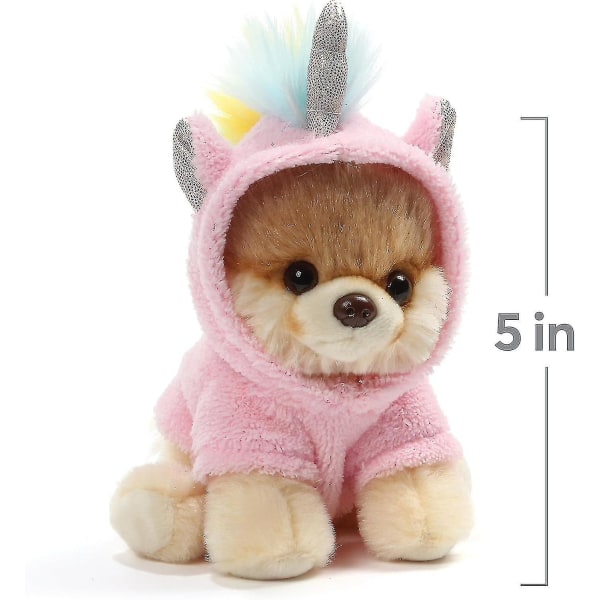 Världens sötaste hund Boo Itty Bitty Boo Unicorn gosedjursplysch, 5\" null none