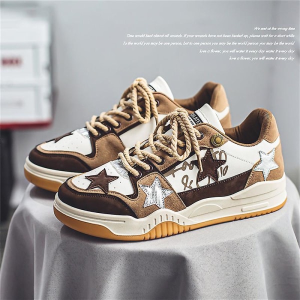 Herr Sneakers Andas Herr Skateboard Skor Löparskor 3Abk53 Brown 44
