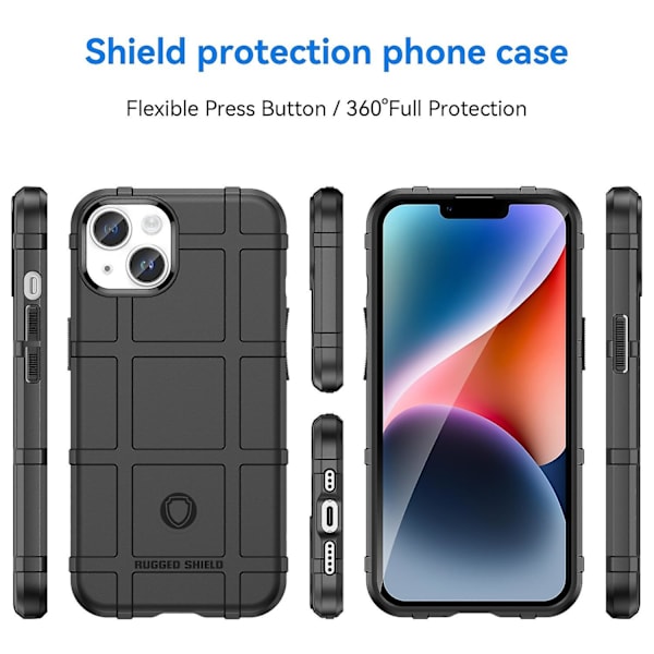TPU phone case för iPhone 15 Plus Black