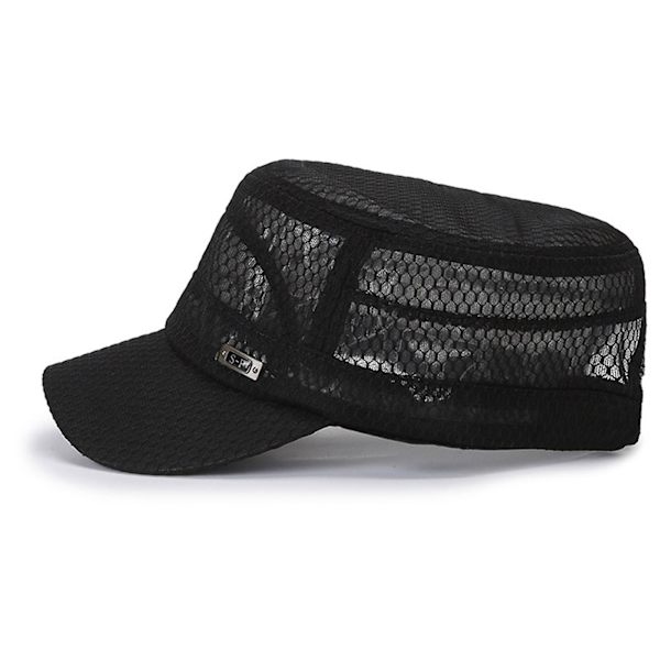 Justerbara solhattar utomhus mesh cap Andas Snapbacks hattar Black