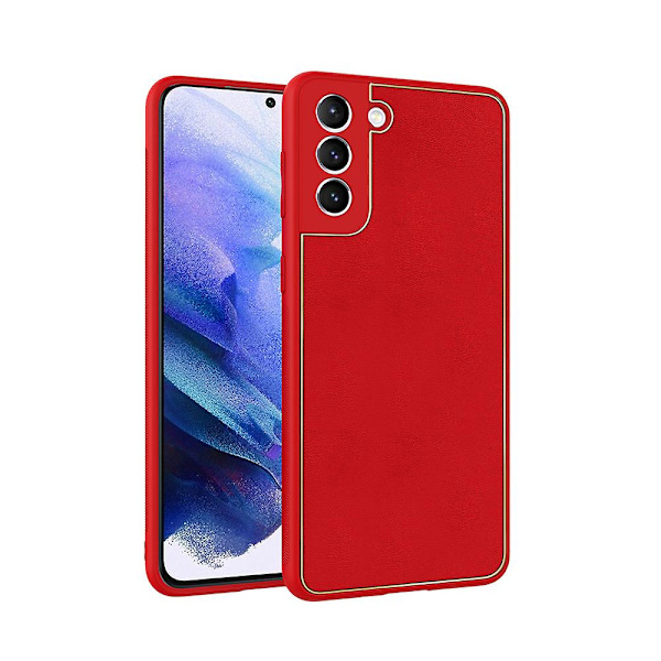 Pu case som är kompatibelt med Galaxy S23 Ultra/ Galaxy S23 Plus/ Galaxy S23 Red Galaxy S23