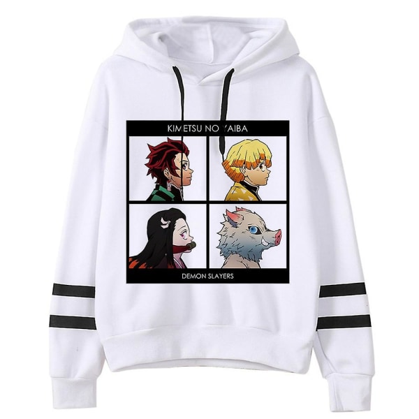 Demon Slayer Kimetsu No Yaiba Herr/kvinnor Luvtröjor Anime Unisex Harajuku Estetisk 90-tals sweatshirt Ulzzang Grafisk Casual Man Hood Shry 515 M