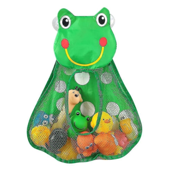 Barn Baby Bath Toy Organizer Animal Mesh Net Storage Bag Badrum Frog
