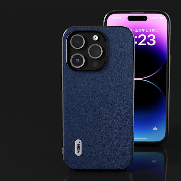 ABEEL Luolai-serien phone case för iPhone 15 Dark blue
