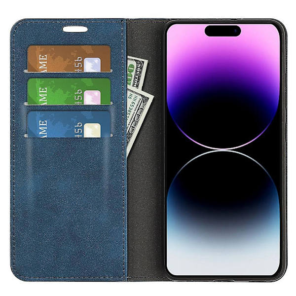 Magnetiskt case för iPhone 15 Pro Dark blue