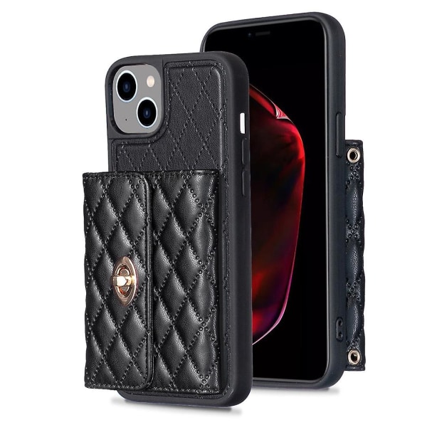 Plånbok Case för iPhone 15 Black