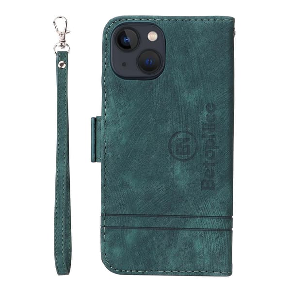 Case med spänne på dubbla sidor för iPhone 15 Green