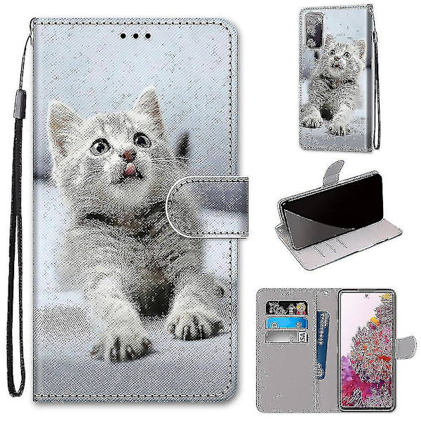 Nytt phone case som är kompatibelt med Samsung Galaxy S20 Fe 4g/5g Kitten Cat cover null none