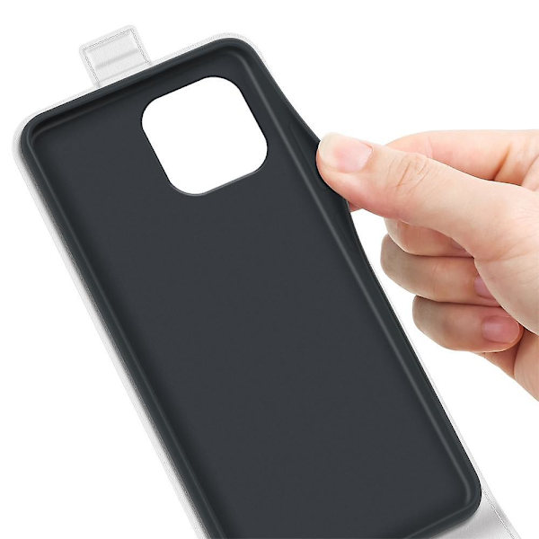 R64 Vertical Flip Case för iPhone 15 White