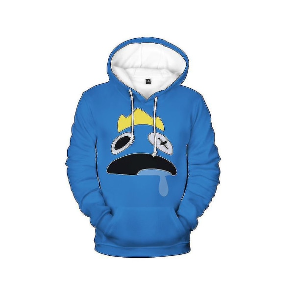 Barn Aldult Roblox Rainbow Friends Huvtröja 3d- print Luvtröjor Pullover Toppar E 120