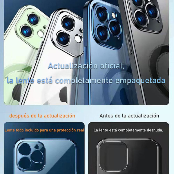 För Iphone 12 Mini Magsafe Magnetic Trådlöst Case Case null none
