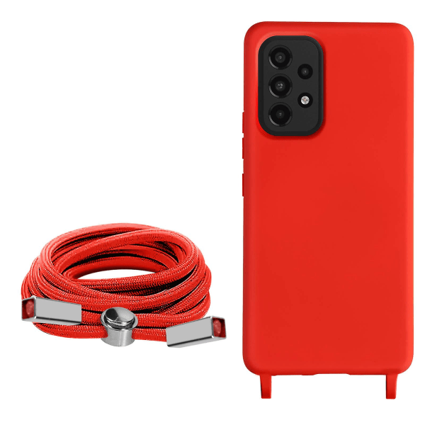 Samsung Galaxy A33 5G Halvstyvt case på 80 cm Red