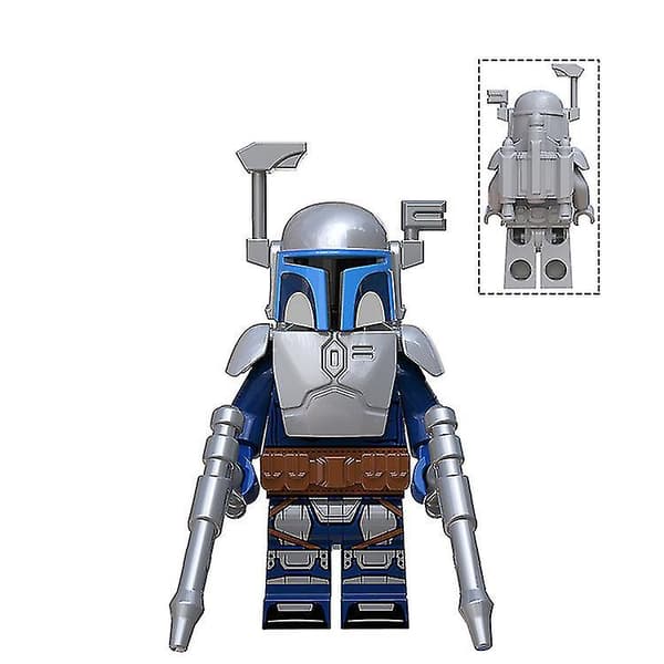 8-pack Star Wars The Mandalorian Minifigure Monterade Minifigure Building Block Leksaker null none