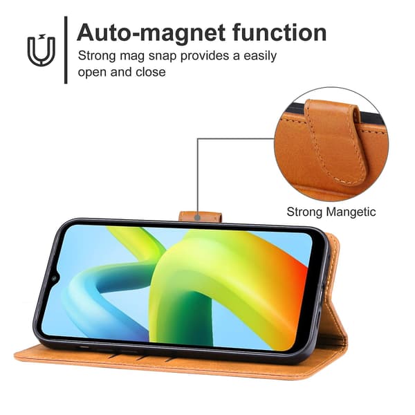 Phone case till Xiaomi Redmi A2 Brown