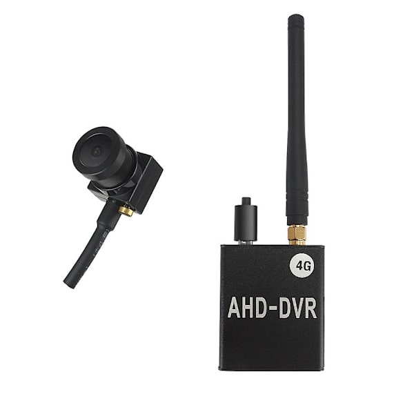 4g Sim trådlös Dvr-övervakning Minikamerasystem Röstfjärrnätverksövervakning 1080p Ahd Hd Wide Black none