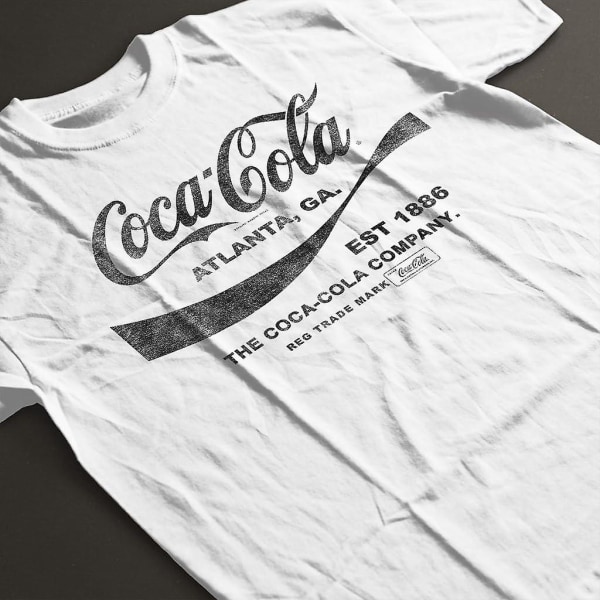 Coca Cola Drink 1886 T-shirt för män White L