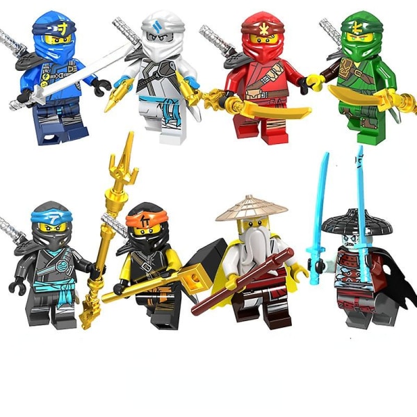 8 Phantom Ninja Building Block Leksaker