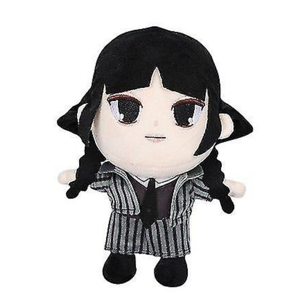 Onsdagsfylld docka Onsdag Addams Enid Thing Kort plyschdocka Wyelv Wednesday Addams