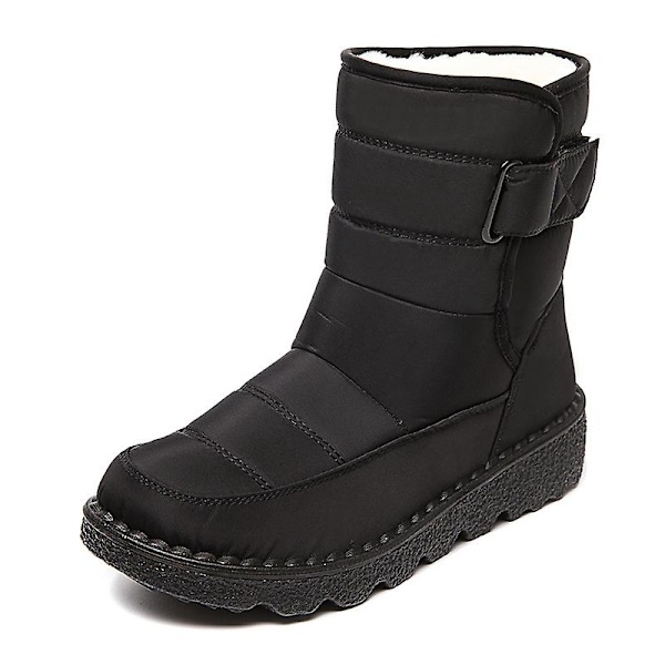 Dam vintersnöskor Vattentåliga skor Anti-halk Casual Lätt vandringskänga Xd-889 Black 43