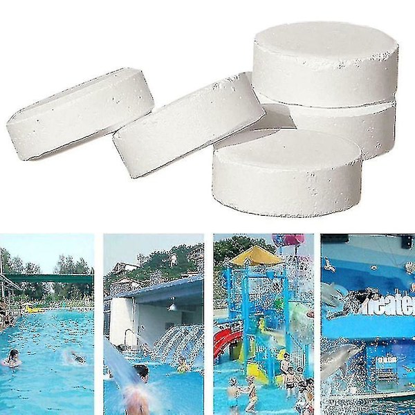 50-200 st klortabletter Multifunktions omedelbar desinfektion för poolbadkar Spa 100pcs