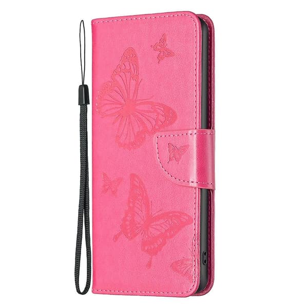 Butterflies Phone case för iPhone 15 Plus Pink