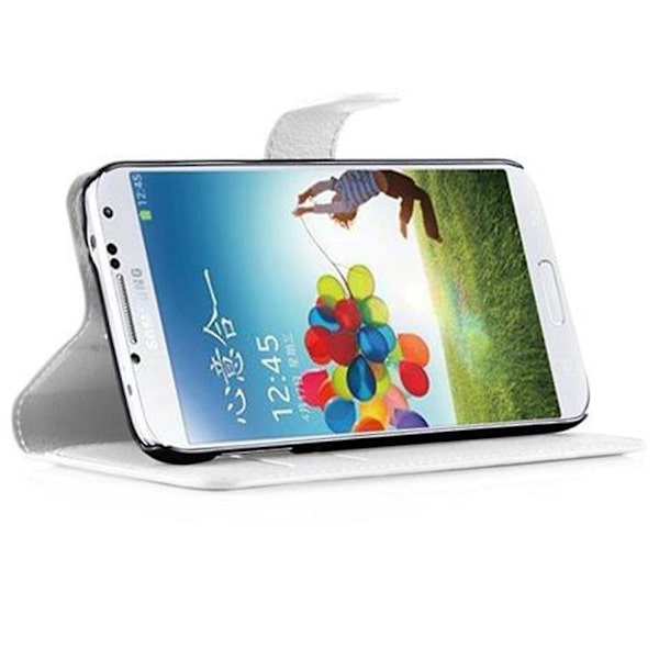 Samsung Galaxy S5 / S5 NEO Cover Case Case - med kortplatser och stativfunktion Arctic white Galaxy S5 / S5 NEO