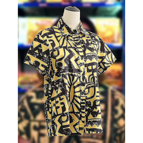 Eleven T-shirt Stranger Things 3 Cosplay kostym Halloween Party Temafest Fancy Topp Och Handskar Ögonbindel Strap Hot 2XL