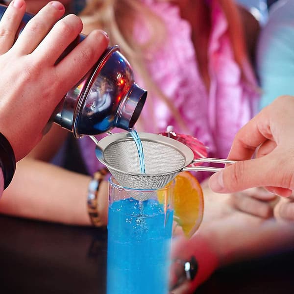 Cocktailsil Rostfritt stål Matsil Konisk finmaskig mesh 2