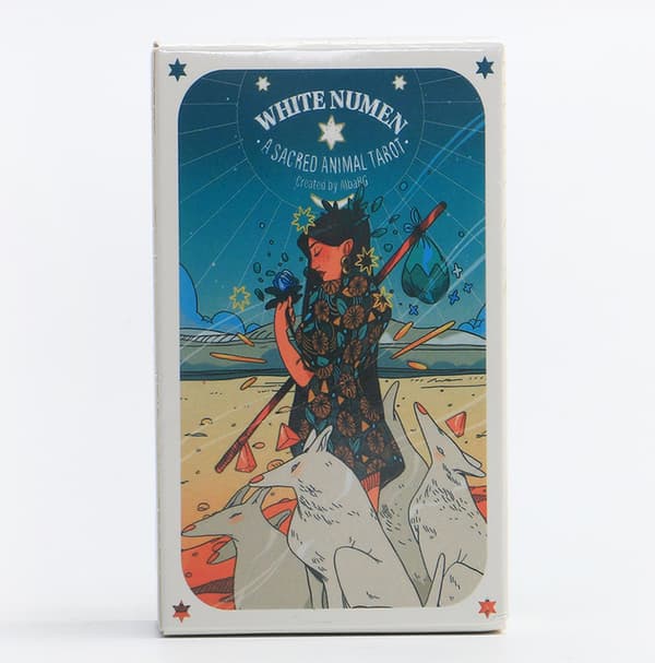 vit numen ett heligt djur tarot