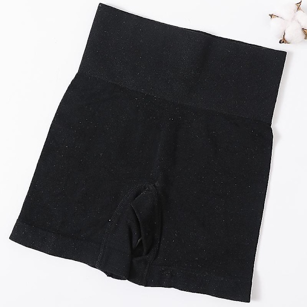 Sömlösa shorts med hög midja Kvinnor Hip Push Up Shorts Säkerhetsbyxor Fitness Boxer Trosa Magkontroll Underkläder Kalsonger Z M style2 black