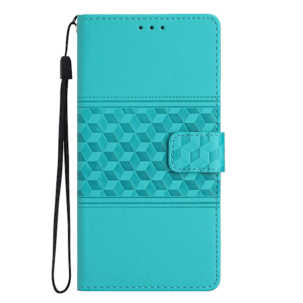 Diamantpräglat case för iPhone 15 Pro Blue