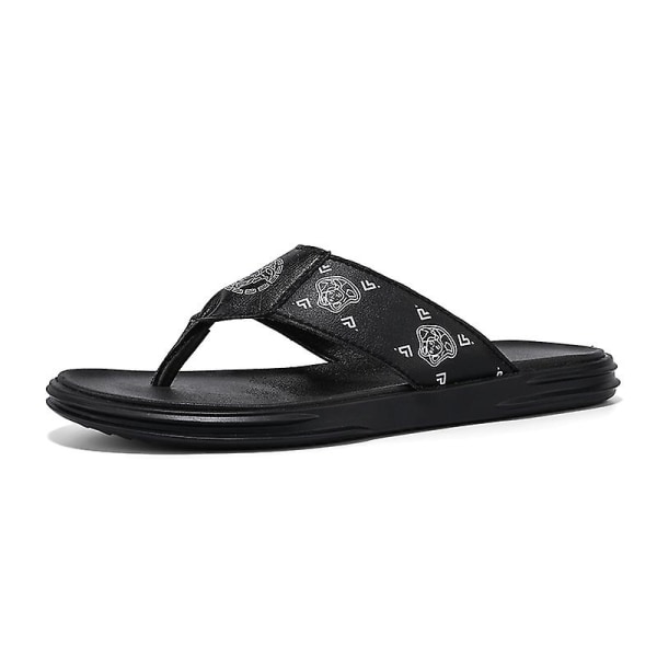 Herr Sport Flip Flops Komfort Casual Stringsandaler Utomhus 3C2253 Black 39