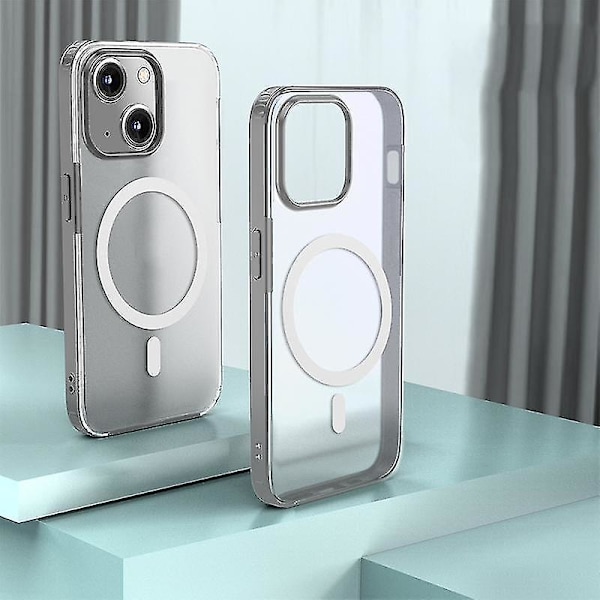 Frostat phone case för iPhone 15 Grey