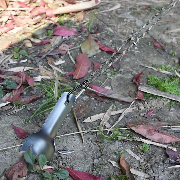 Lätt handskyffel i aluminium för campingvandring Backpacking Trädgårdsarbete null none