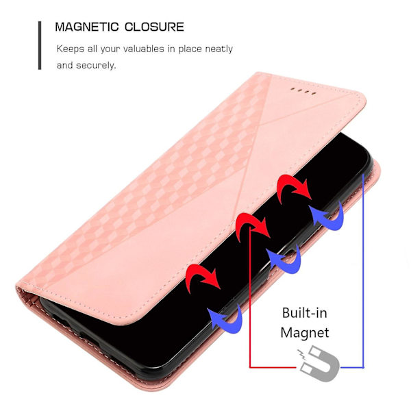 Diamond PU- case för iPhone 15 Plus Red