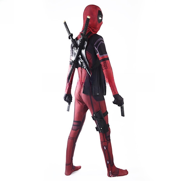Halloween Spot Performance Suit Superhero Deadpool Lycra Leotard Anime Costume cosplay Costume belt Adult 3XL