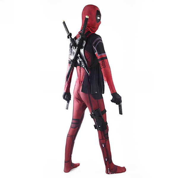 Halloween Spot Performance Suit Superhero Deadpool Lycra Leotard Anime Costume cosplay Costume belt Adult XS