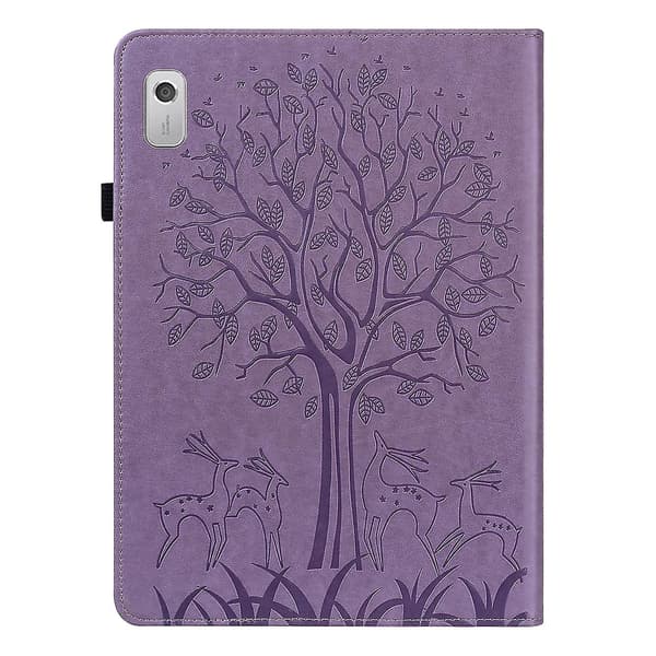 Mönstrat case för Lenovo Tab M9 Purple