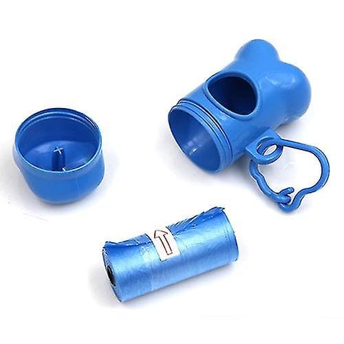 Farfi Pet Dog Bone Shape Dispenser Box Garbage Clean Up Waste Bag Carrier Holder Case null none