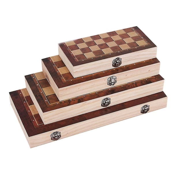 Blå 3 i 1 dubbelsidigt Backgammon Resebrädspel null none