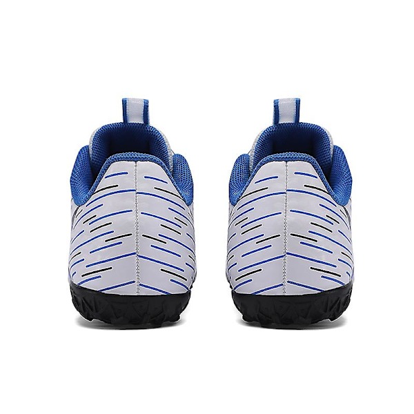 Fotbollsskor för barn Pojkar Fotbollsskor Grästräning Sport Skor Sneakers 3Bd01-1 Blue 36
